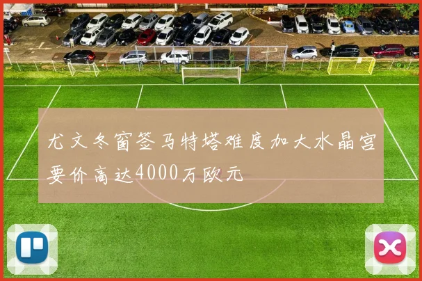 尤文冬窗签马特塔难度加大水晶宫要价高达4000万欧元